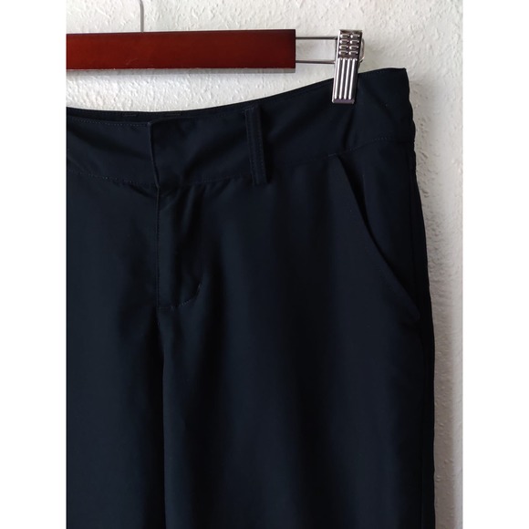 Patagonia Black Mystery Venga Rock Wide Straight Leg Womens Pants Size 8 - Picture 2 of 7